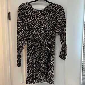 Zara mini dress with tie